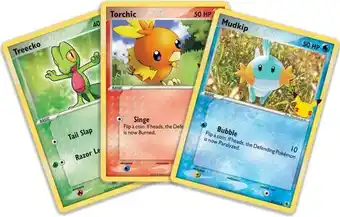 Pokemon 25th anniversary hoenn starter oversize card pack (3 st)