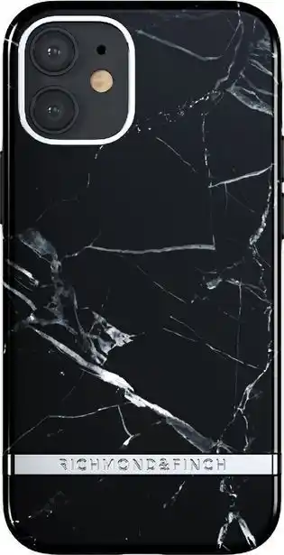 Webhallen Iphone 12 mini / richmond & finch - black marble erbjuda