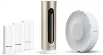 Euronics Netatmo smart inomhuskamera, siren och sensorer erbjuda