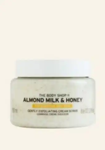 The Body Shop Almond milk & honey gently exfoliating cream scrub erbjuda