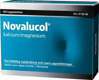 Novalucol, tuggtablett 100 styck
