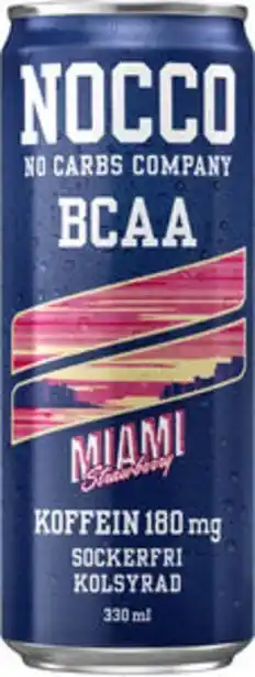 Nocco miami strawberry 330 ml