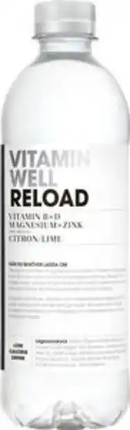 LloydsApotek Vitamin well reload citron/lime 500 ml erbjuda