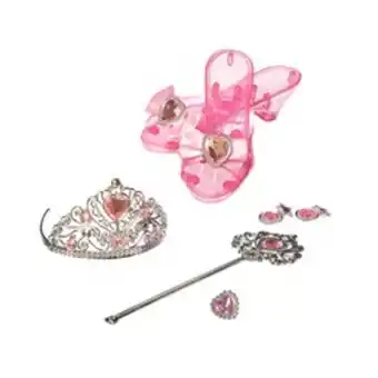 Lekia Fantasy angel, tiara, spö & skor rosa erbjuda