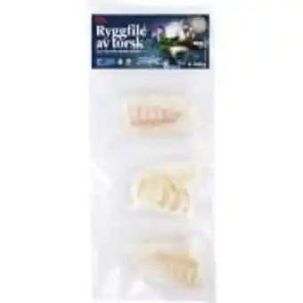 ICA Maxi Ryggfilé av torsk fryst 3-p 420g ica erbjuda