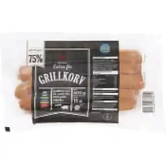 ICA Maxi Grillkorv 75% kötthalt 500g ica erbjuda