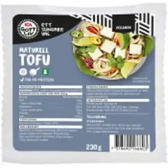 ICA Maxi Tofu naturell 230g ica erbjuda