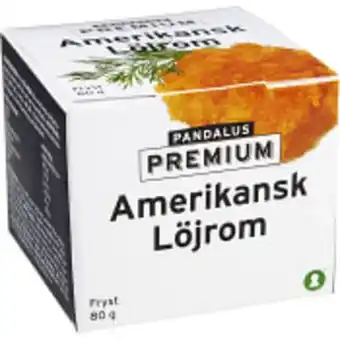 Löjrom fryst 80g pandalus