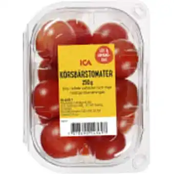 ICA Maxi Körsbärstomater 250g ica erbjuda