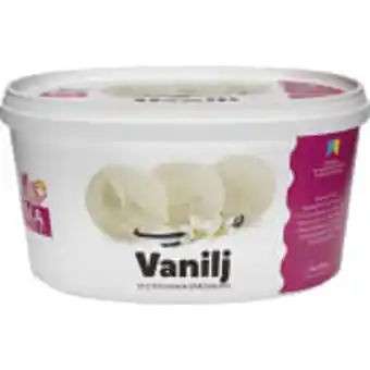 ICA Maxi Gräddglass vanilj 1,5l sia glass erbjuda