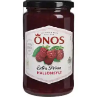 Extra prima hallonsylt 410g önos