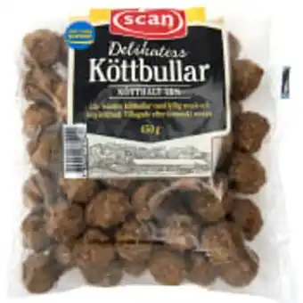 ICA Maxi Köttbullar delikatess stekta 450g scan erbjuda