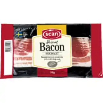 ICA Maxi Bacon 140g scan erbjuda