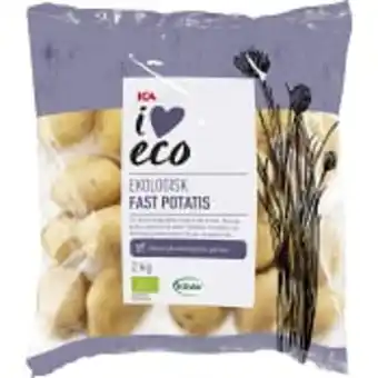 ICA Maxi Fast potatis ekologisk 2kg krav klass 1 ica i love eco erbjuda
