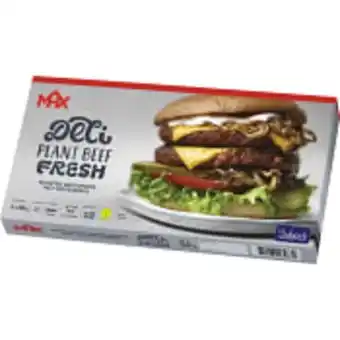 ICA Maxi Burgare delifresh plant beef 4-p 90g max erbjuda
