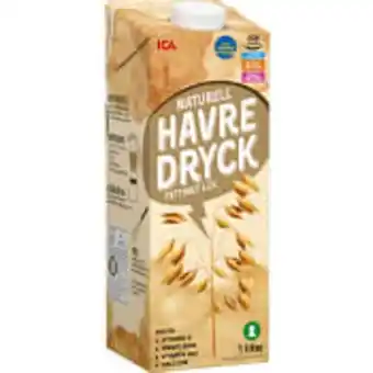 ICA Maxi Havredryck naturell 1l ica erbjuda