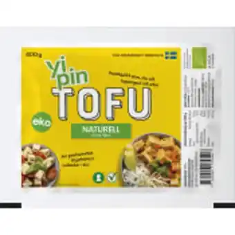 ICA Maxi Tofu naturell ekologisk 400g yipin erbjuda
