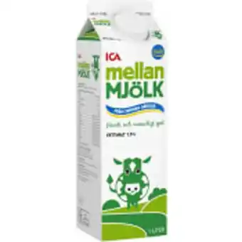 ICA Maxi Mellanmjölk 1,5% 1l ica erbjuda