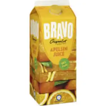 ICA Maxi Apelsinjuice 2l bravo erbjuda