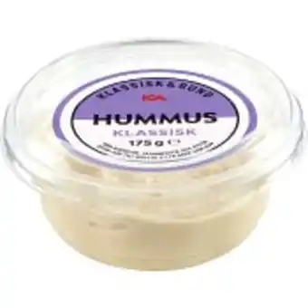 ICA Maxi Hummus 175g ica erbjuda