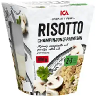 Risotto champinjon & parmesan 300g ica