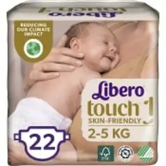 ICA Maxi Blöjor touch storlek 1 2-5kg miljömärkt 22-p libero erbjuda