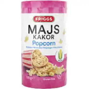 Majskakor popcorn 125g friggs