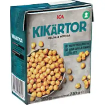 ICA Maxi Kikärtor 380g ica erbjuda