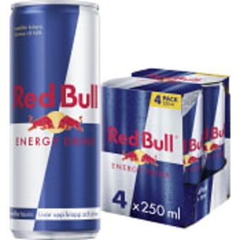 ICA Maxi Energidryck 25cl 4-p red bull erbjuda