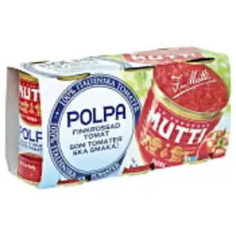 ICA Maxi Finkrossade tomater 3-p 1,2kg mutti erbjuda
