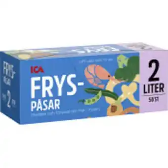 ICA Maxi Fryspåsar 2l 50st ica erbjuda