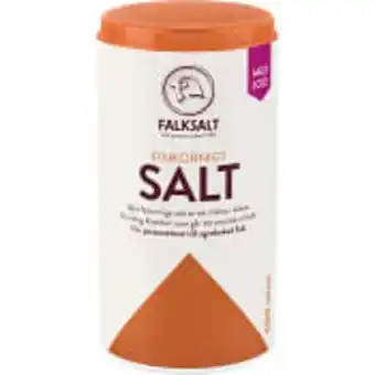 ICA Maxi Salt finkornigt med jod 600g falksalt erbjuda