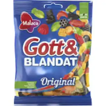 ICA Maxi Godis gott & blandat original 210g malaco erbjuda