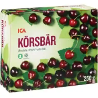 ICA Maxi Körsbär fryst 250g ica erbjuda