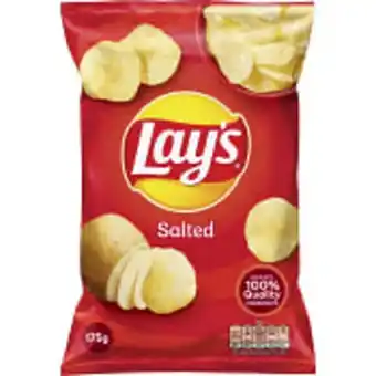 ICA Maxi Chips salted 175g lay´s erbjuda