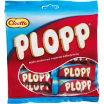 ICA Maxi Choklad plopp mini påse 158g cloetta erbjuda