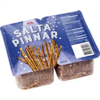 ICA Maxi Salta pinnar 250g ica erbjuda