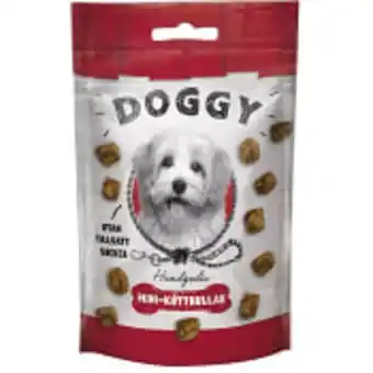ICA Maxi Hundgodis mini köttbullar 50g doggy erbjuda