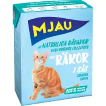 ICA Maxi Kattmat räkor i sås 370g mjau erbjuda