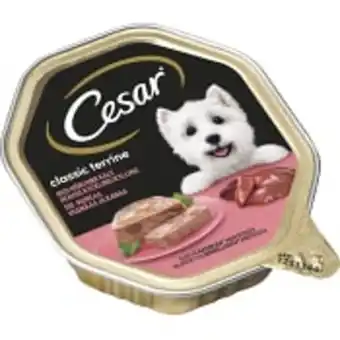 ICA Maxi Hundmat classics med kalv & kyckling 150g cesar erbjuda