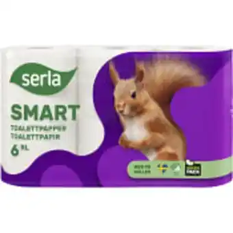 Toalettpapper 6-p miljömärkt serla