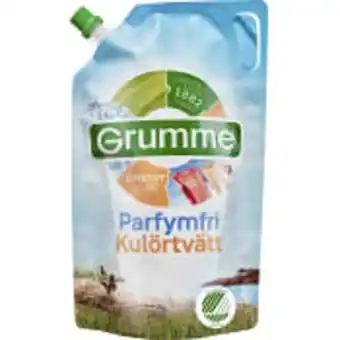 ICA Maxi Tvättmedel flytande parfymfri kulörtvätt 800ml miljömärkt grumme erbjuda