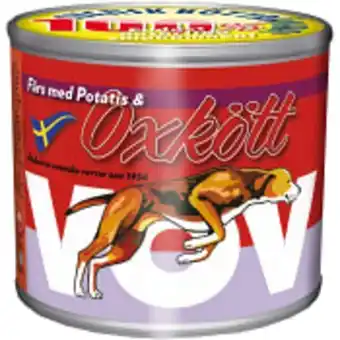 ICA Maxi Hundmat färs med potatis & oxkött 665g vov erbjuda