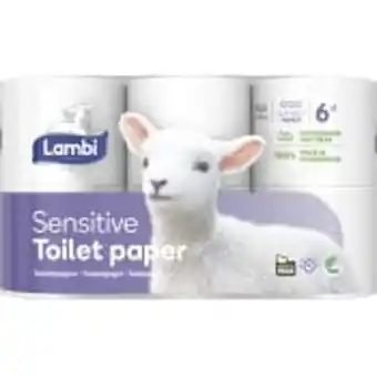 ICA Maxi Toalettpapper sensitive 6-p lambi erbjuda