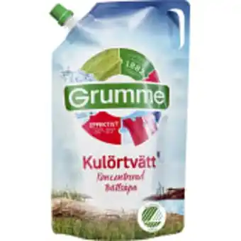 ICA Maxi Tvättmedel flytande kulörtvätt 800ml miljömärkt grumme erbjuda