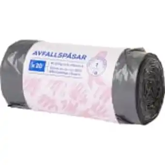 ICA Maxi Avfallspåse rosa bandet 20-pack ica erbjuda