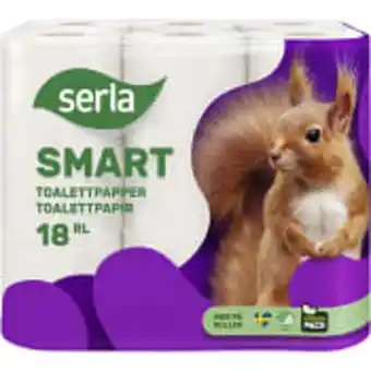 ICA Maxi Toalettpapper 18-p miljömärkt serla erbjuda