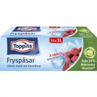ICA Maxi Fryspåsar 3l 35-p toppits erbjuda