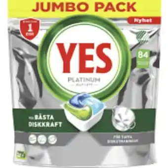 ICA Maxi Diskmaskinstabletter platinum 84-p yes erbjuda