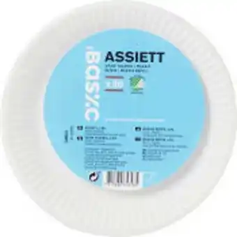 ICA Maxi Engångsassiett 18cm 50-p ica basic erbjuda